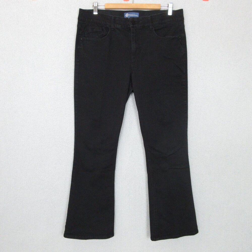 Democracy Absolution Jeans Womens 14P Bootcut‎ Black Stretch 36x29